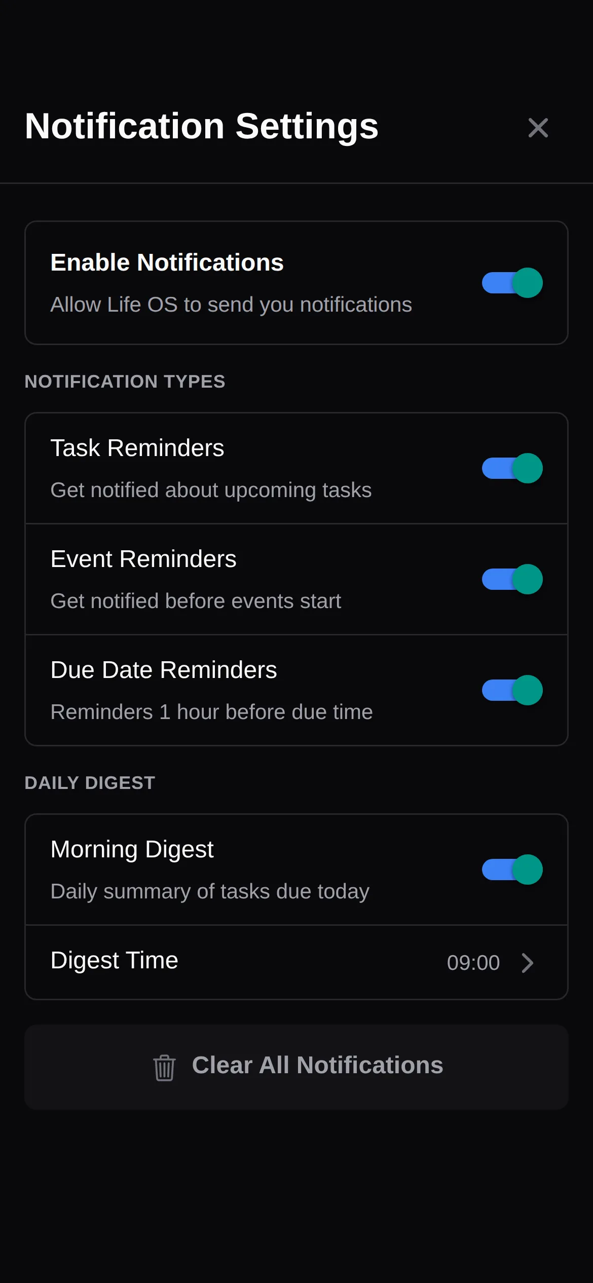 Notifications