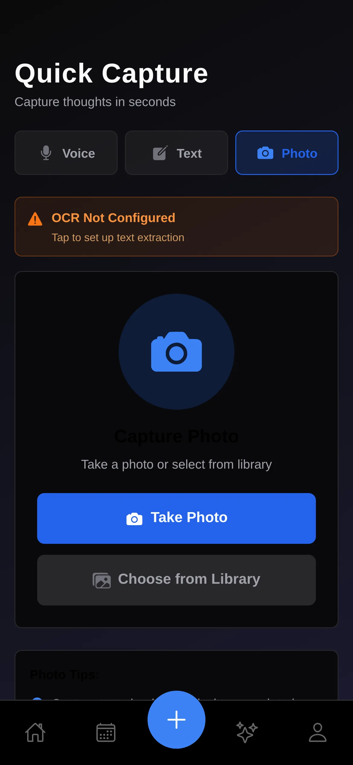 Photo capture
